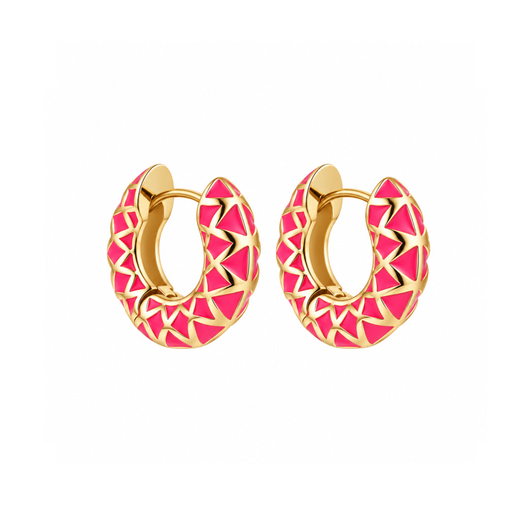 PENDIENTES PRISMA PINK