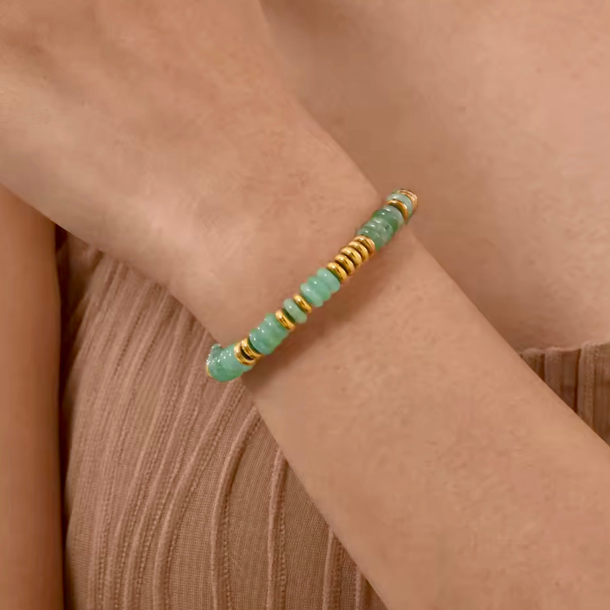 PULSERA IBIZA AGUAMARINA
