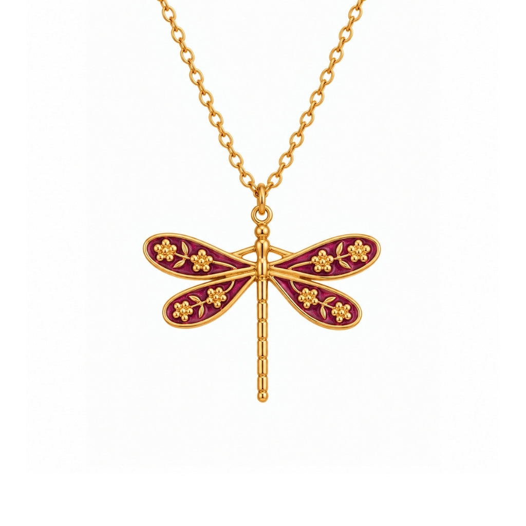 COLLAR LIBÉLULA PURPLE