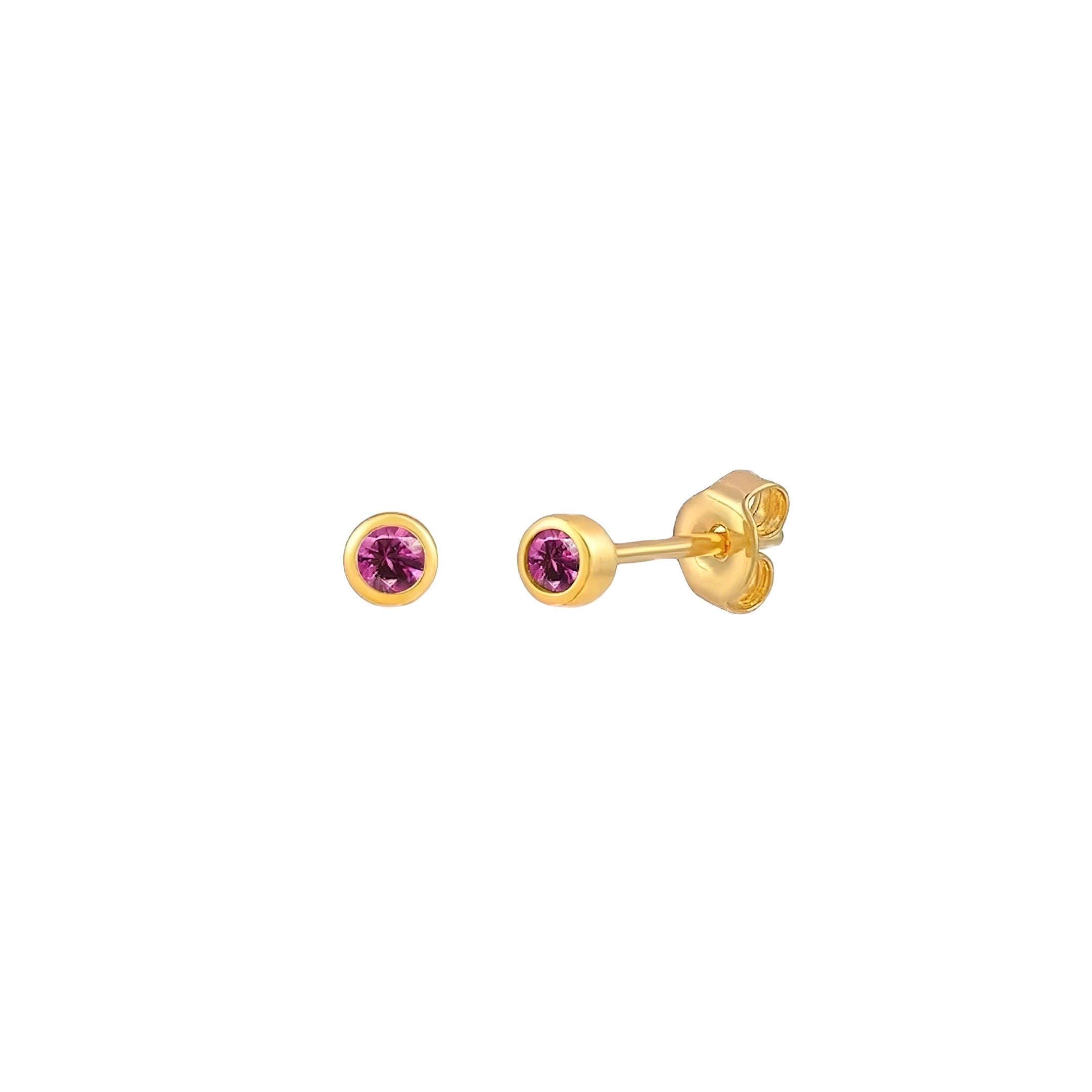 PENDIENTES NIRA PINK GOLD