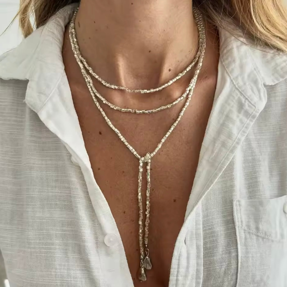 COLLAR TANGARA NÁCAR