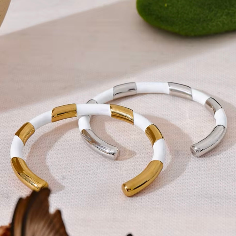 PULSERA ARLET WHITE SILVER