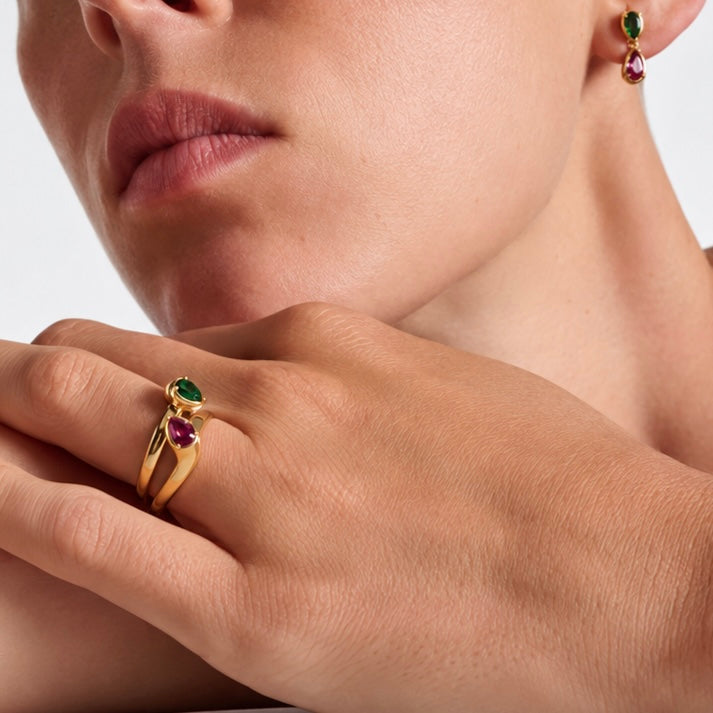 ANILLO RUBI DUO
