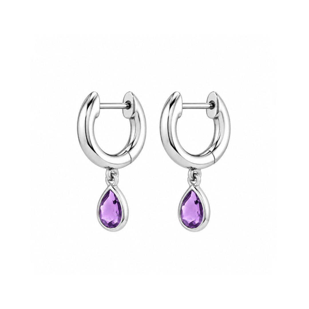 PENDIENTES BAMBA PURPLE