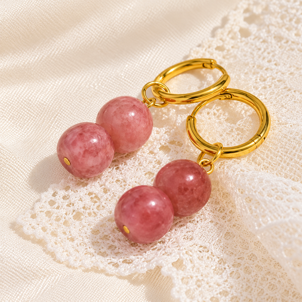 PENDIENTES BOHO ROSE