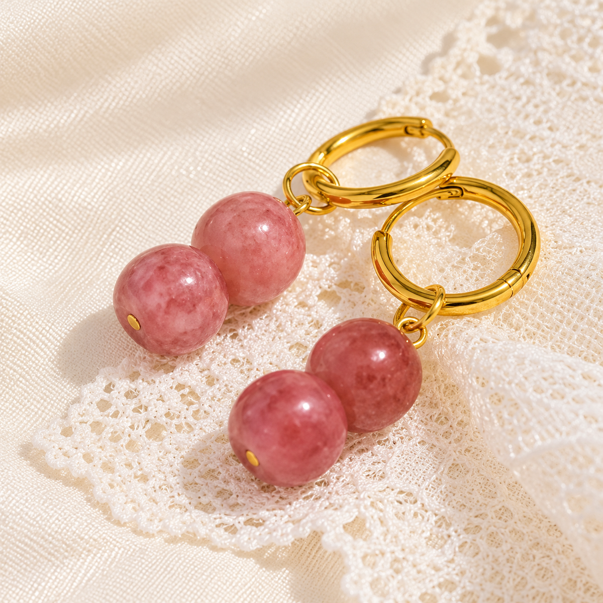 PENDIENTES BOHO ROSE