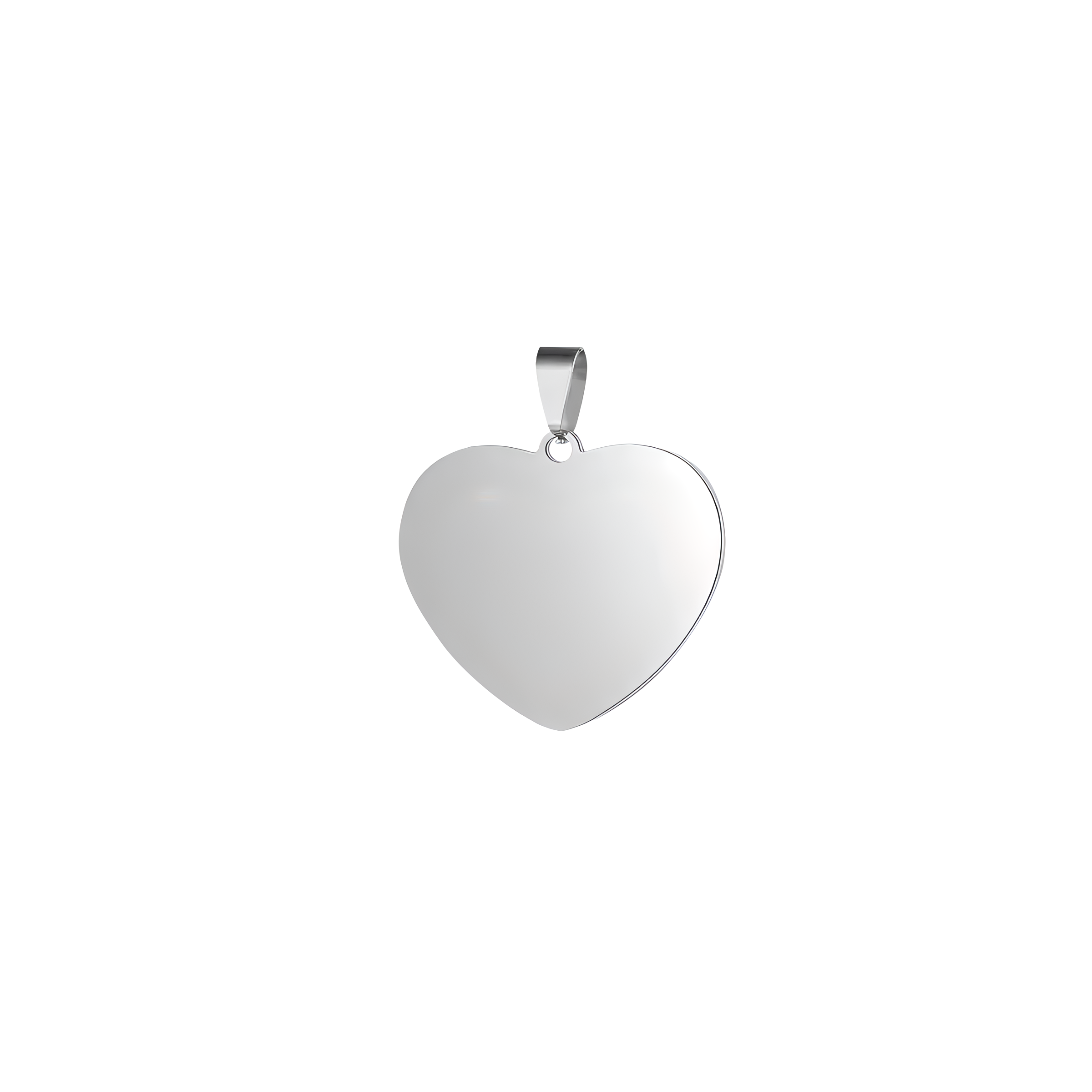 CHARM CORAZON SILVER