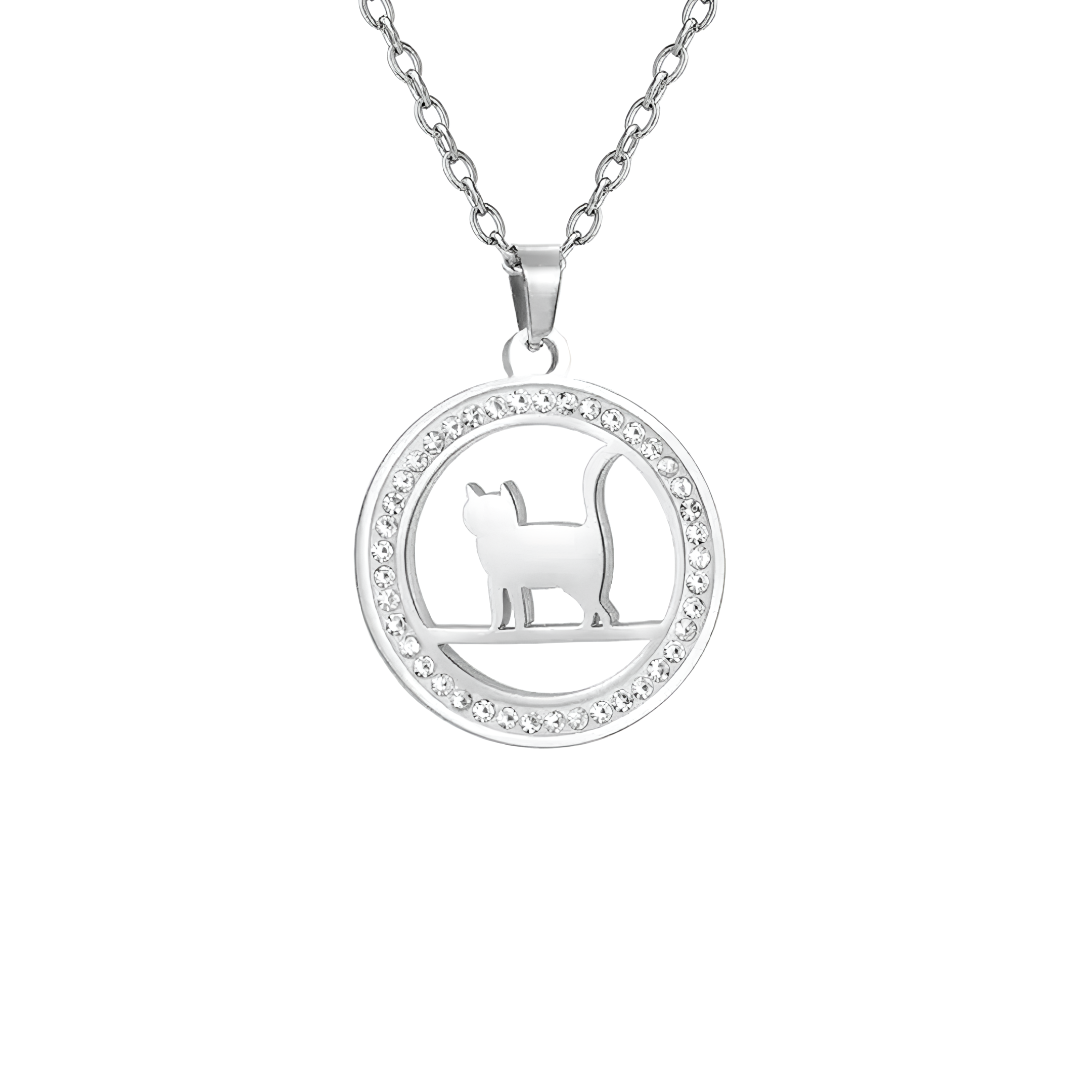 COLLAR CAT SILVER