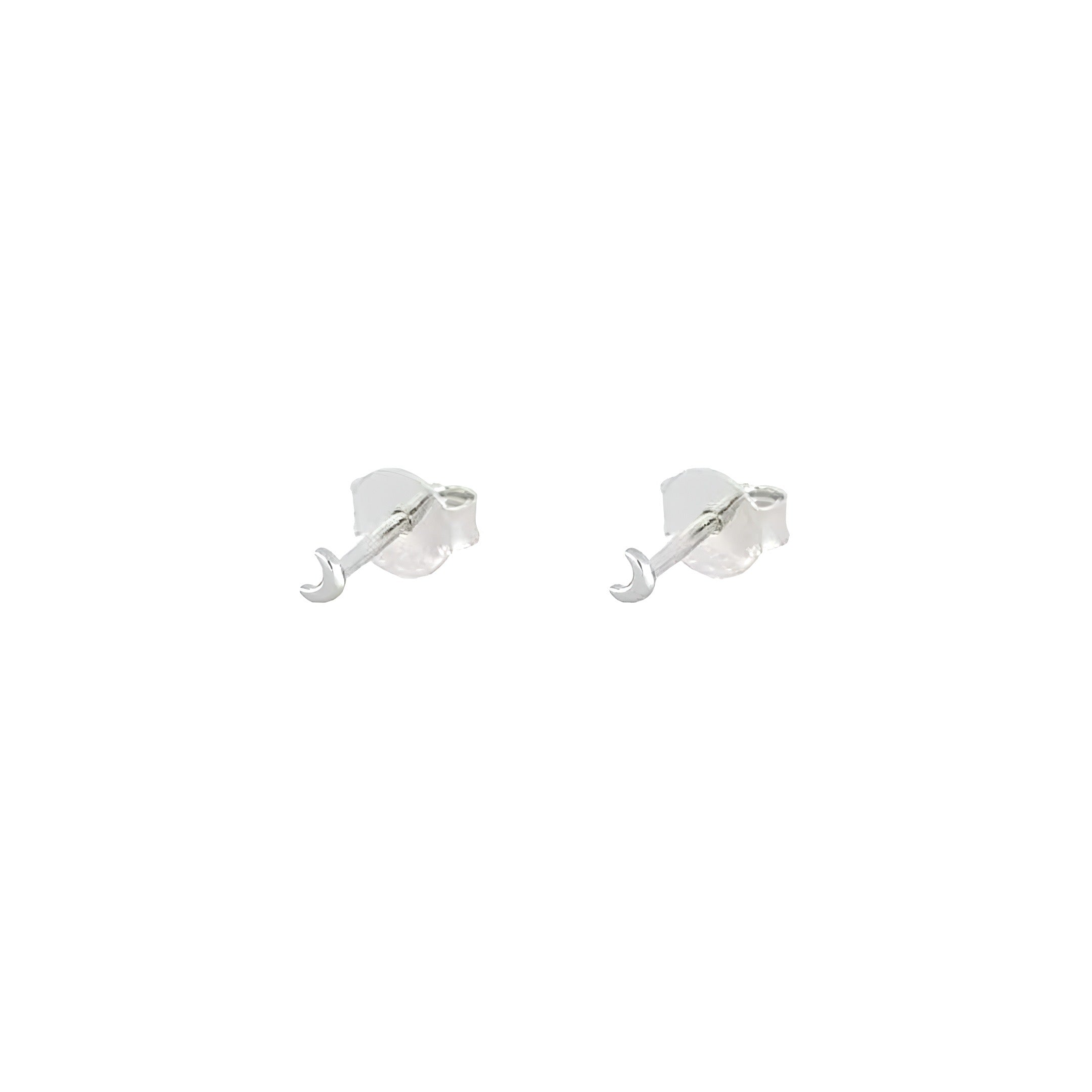 PENDIENTES MOON SILVER