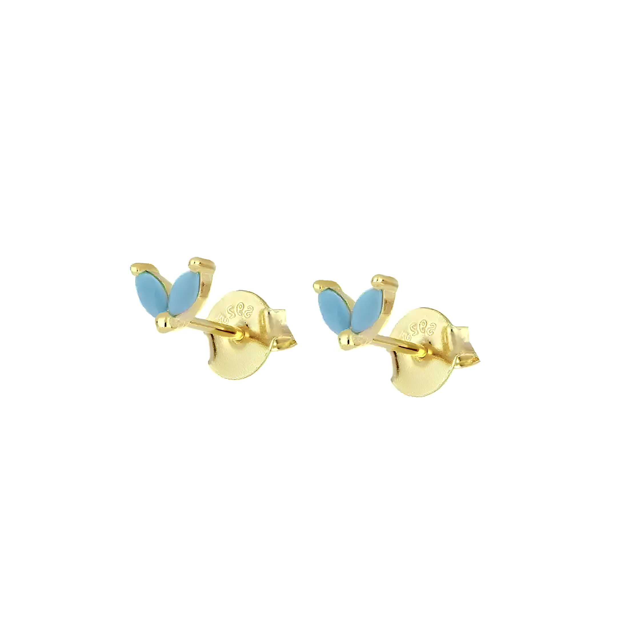 PENDIENTES BLUE MINI