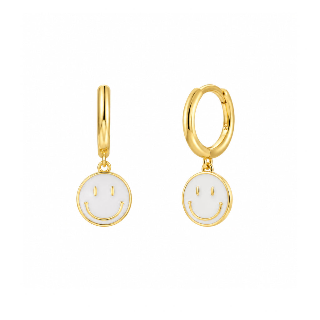 PENDIENTES SMILE WHITE