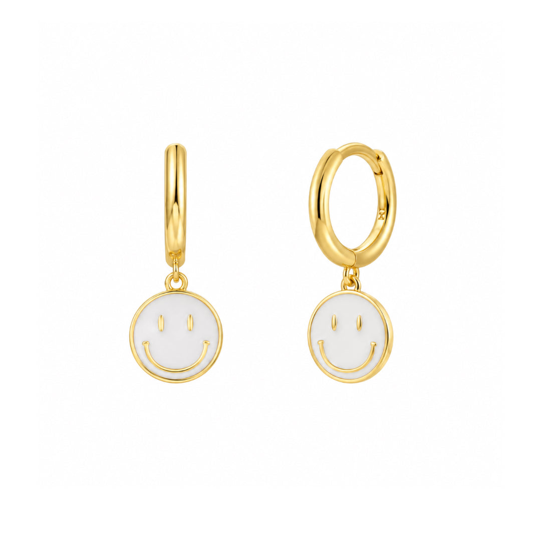 PENDIENTES SMILE WHITE
