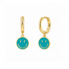 PENDIENTES SMILE BLUE