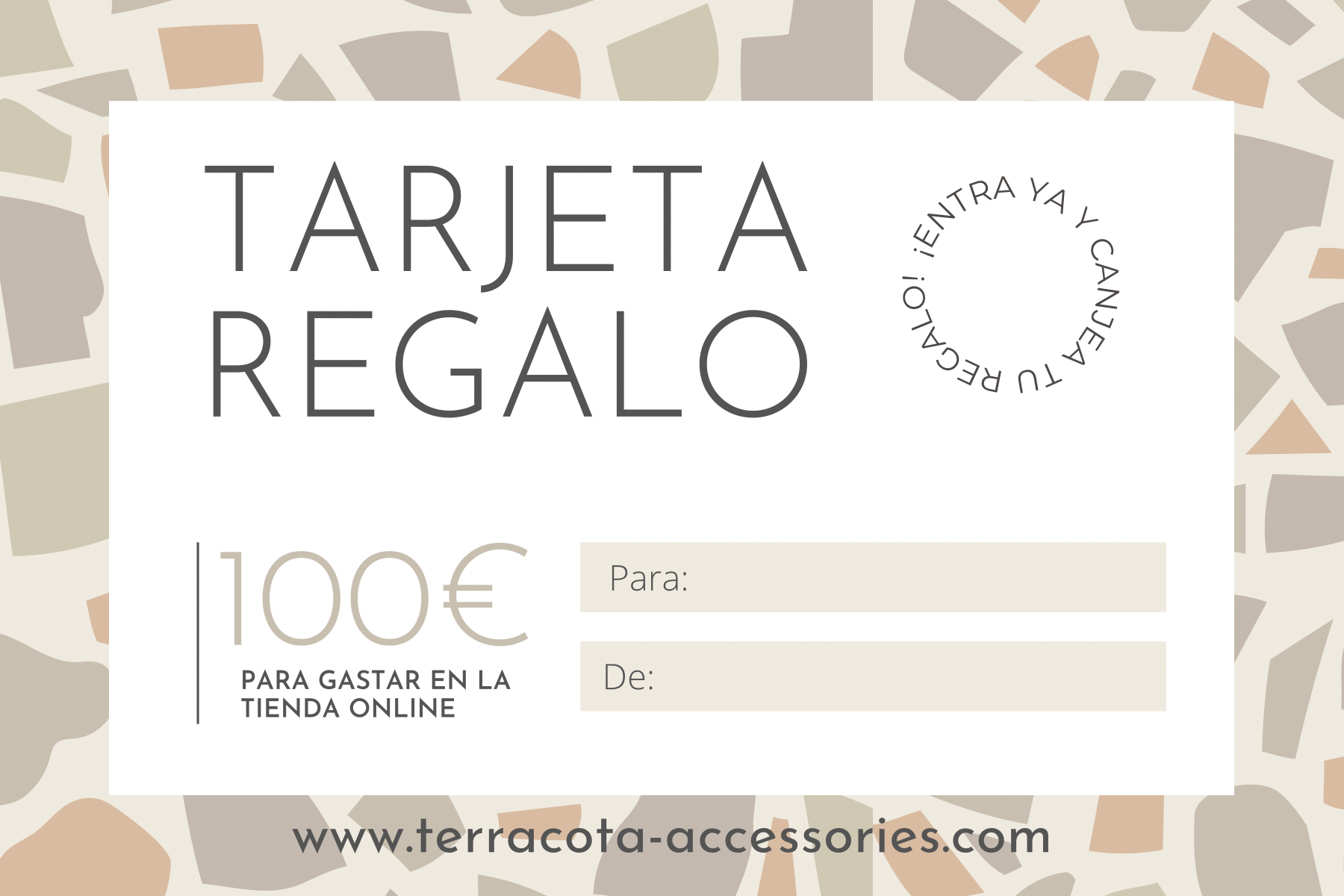 TARJETA REGALO