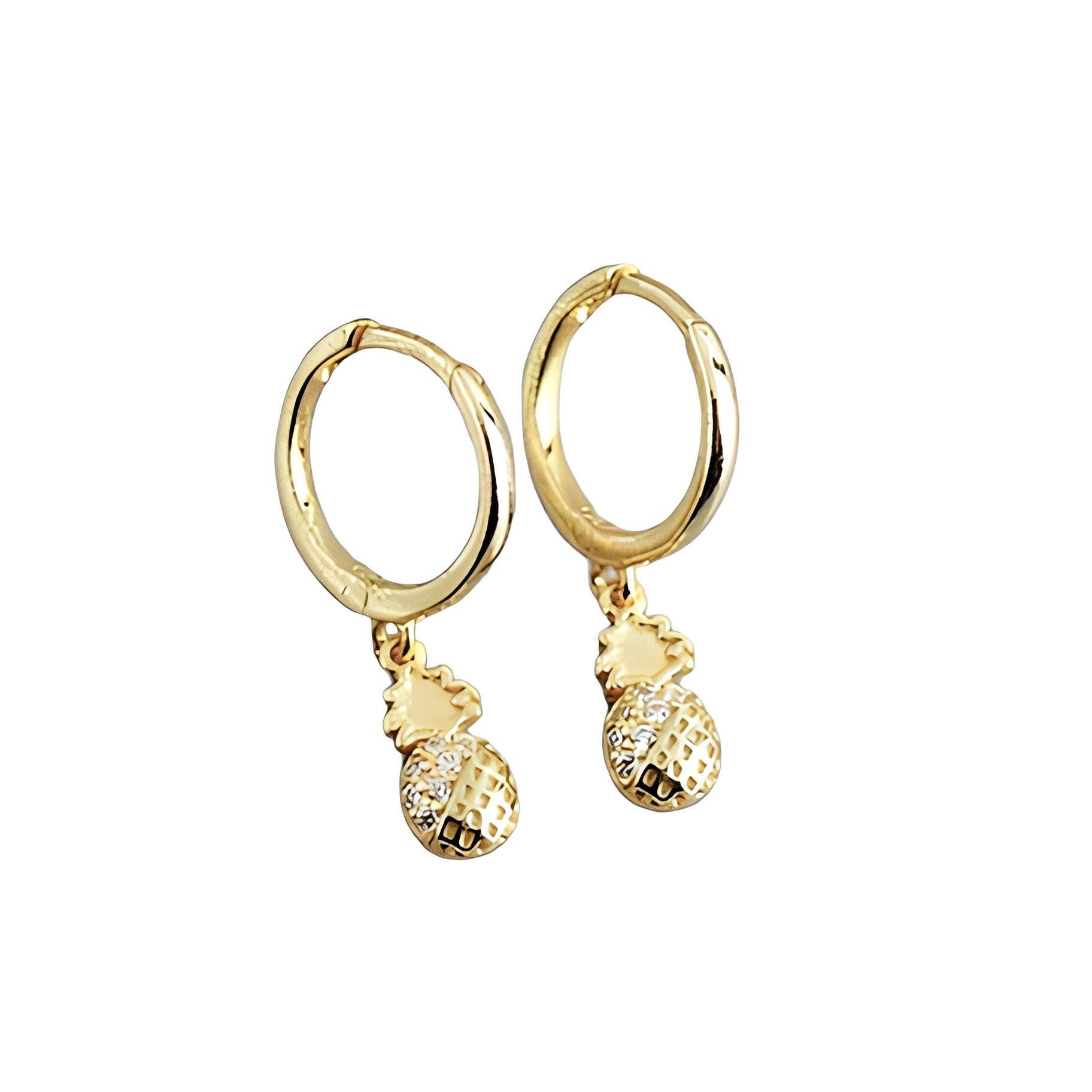 PENDIENTES PINEAPPLE GOLD